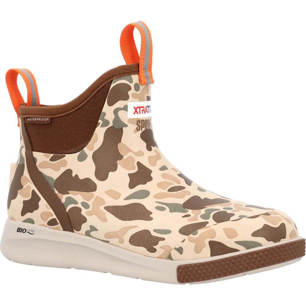 Xtratuf Duck Camo 6 inch Ankle Deck Sport Boots XADSWDCM