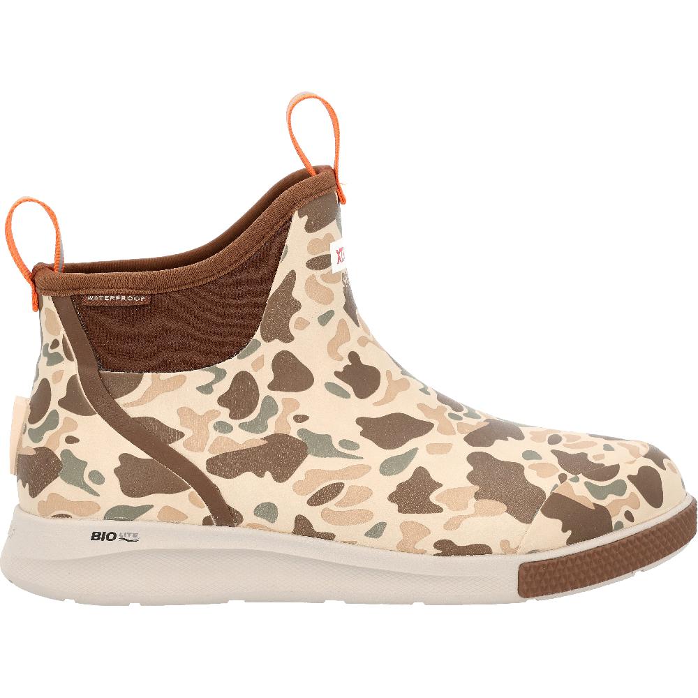 Xtratuf Duck Camo Men's 6 Inch Sport Ankle Deck Boots XADSMDCM