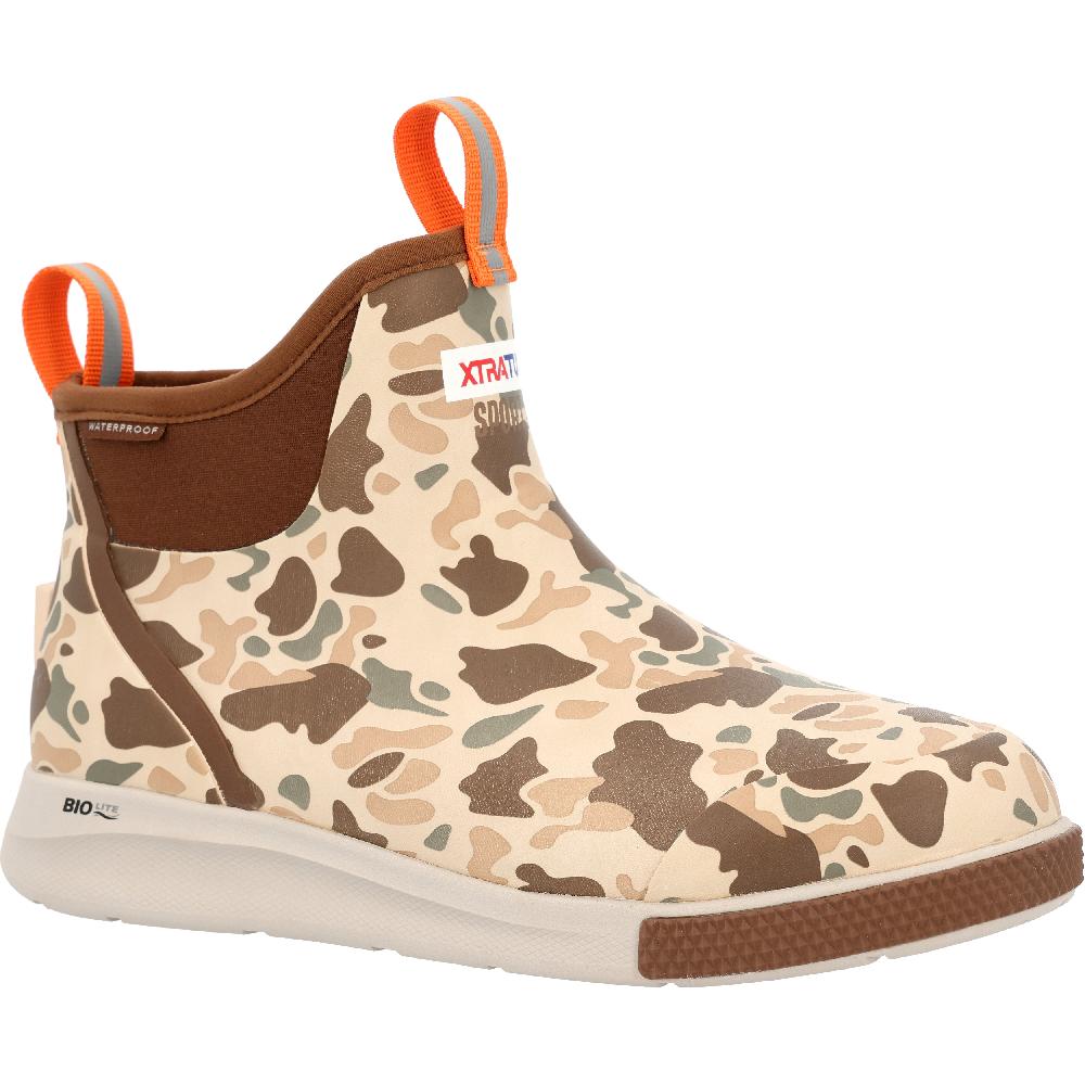 Xtratuf Duck Camo Men's 6 inch Sport Ankle Deck Boots XADSMDCM