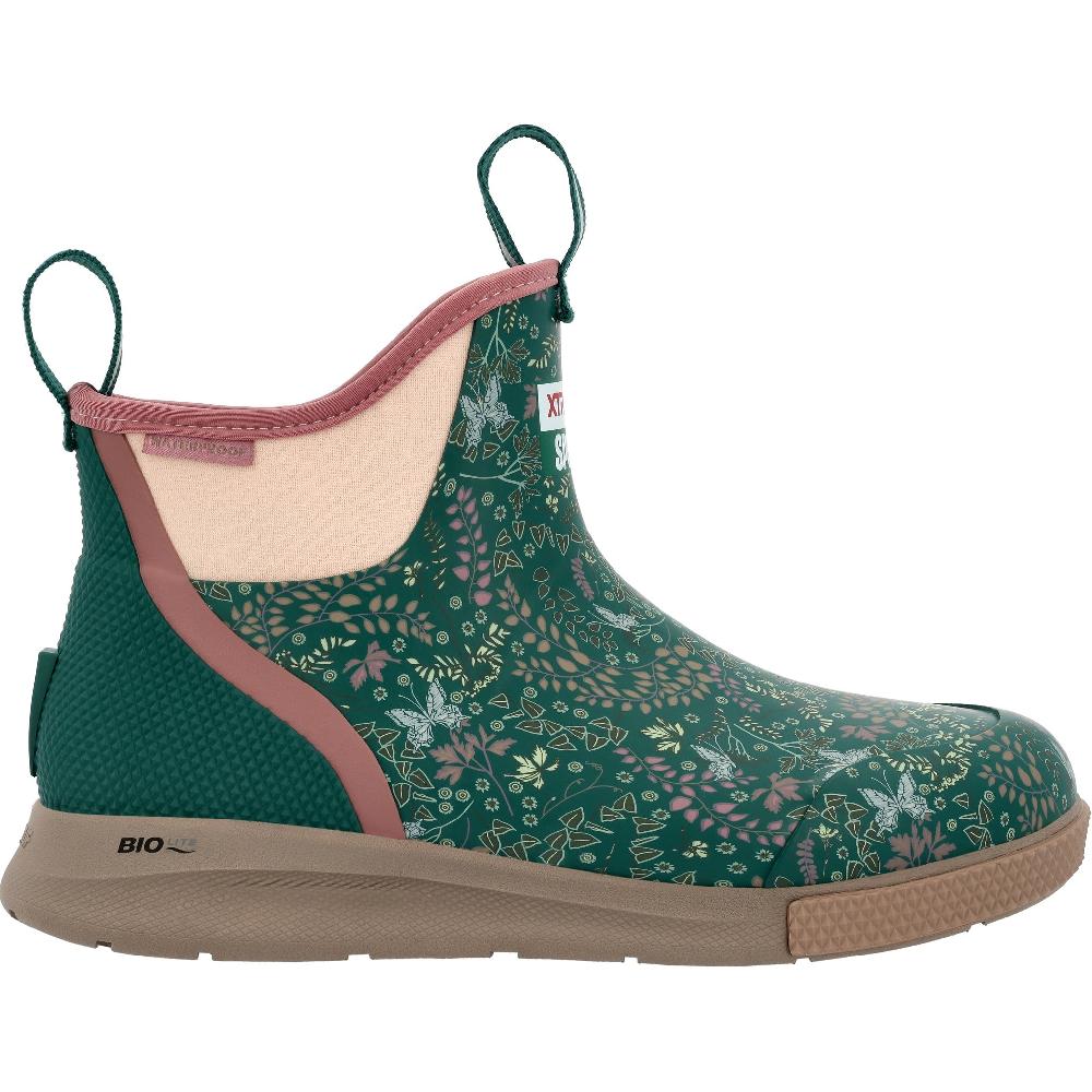 Xtratuf Floral Patttern Aventurine Women's 6 inch ADB XADSW300