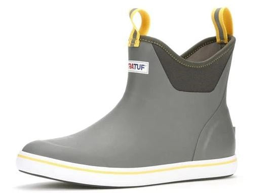 Xtratuf Gray/Yellow Men's 6 Inch Ankle Deck Boot 22735