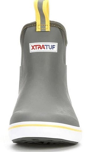 Xtratuf Gray/Yellow Men's 6 Inch Ankle Deck Boot 22735
