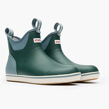 Xtratuf Green Men's 6 Inch Ankle Deck Boots XMAB302
