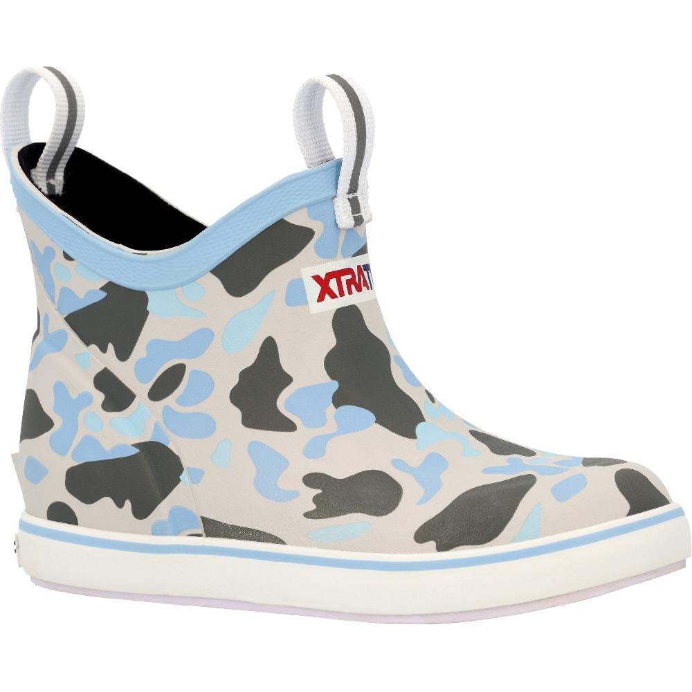 Xtratuf Ice Duck Camo Big Kids Ankle Deck Boots XKABDCI
