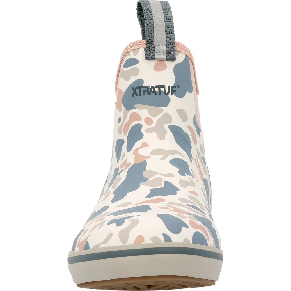 Xtratuf Ivory Duck Camo Women's 6 Inch Ankle Deck Boots XWAB4DC