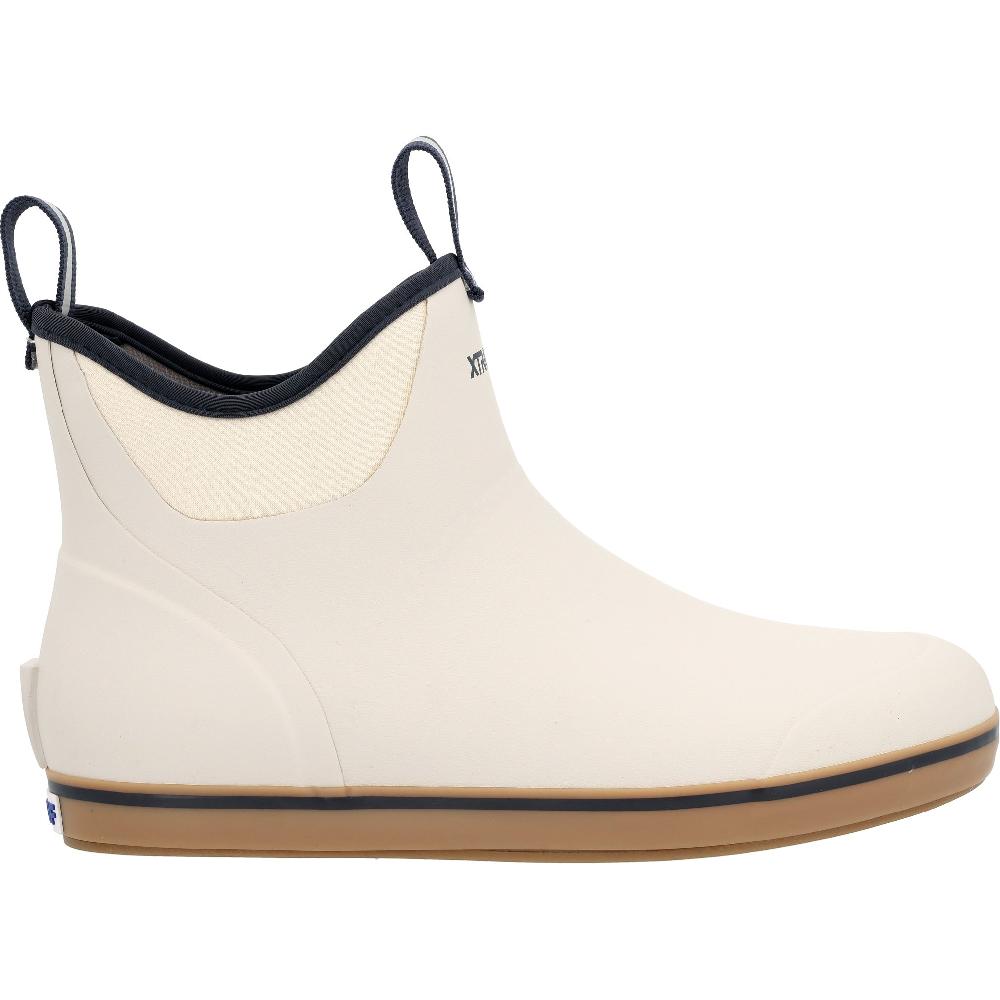 Xtratuf Ivory Navy Men's 6 Inch Ankle Deck Boot XMAB100