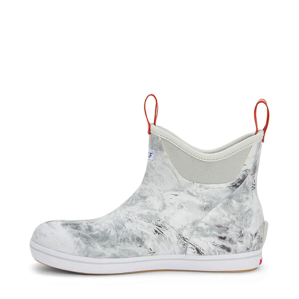 Xtratuf Mossy Oak Elements Wakeform Hailstone Men's Ankle Deck Boots XMABMOH