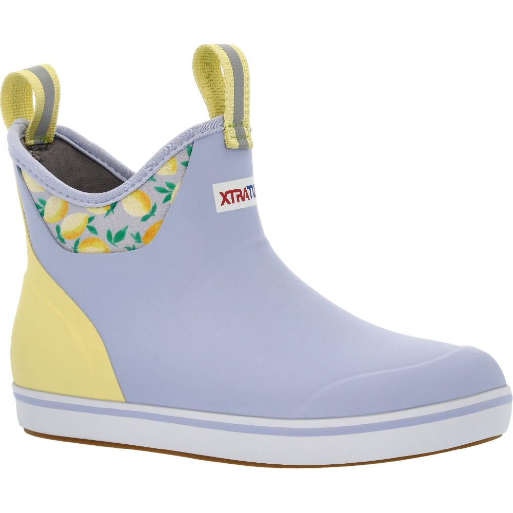 Xtratuf Periwinkle/Lemon Women's 6 Inch Ankle Deck Boot XWAB502