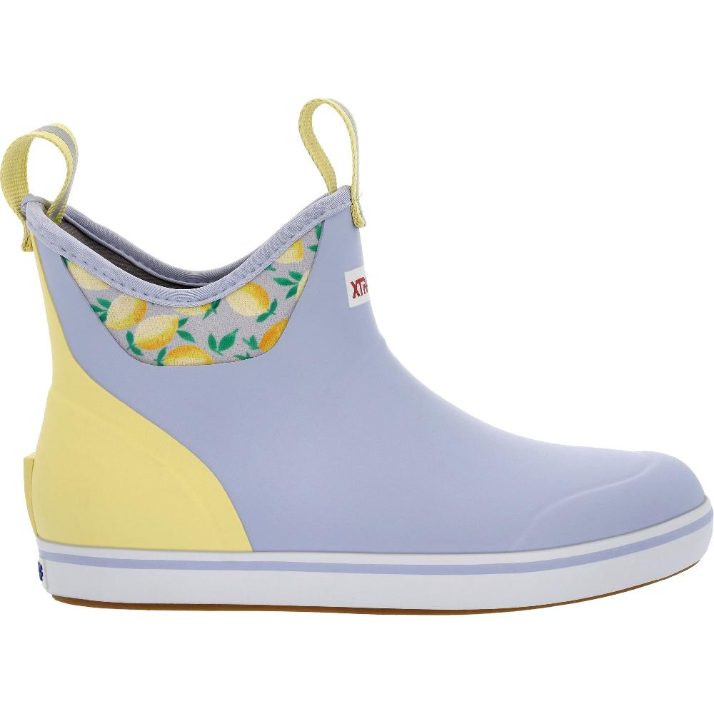 Xtratuf Periwinkle/Lemon Women's 6 Inch Ankle Deck Boot XWAB502