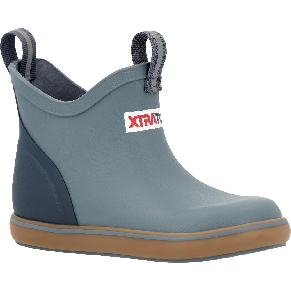 Xtratuf Stormy Blue Big Kids' Ankle Deck Boots XKAB203