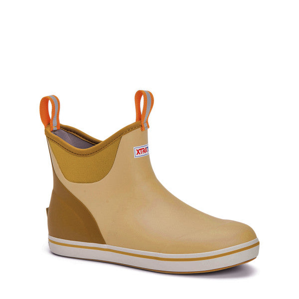 Xtratuf Tan Men's 6 inch Ankle Deck Boots XMAB901
