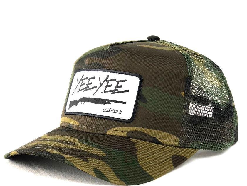 Yee Yee Otto Camo Dark Green/Brown The Earl Snapback Hat EARL HAT