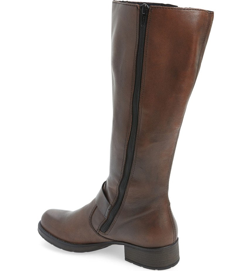 Z9580-25 Mahogany Leather Tall Rieker Anitress Womens Boots