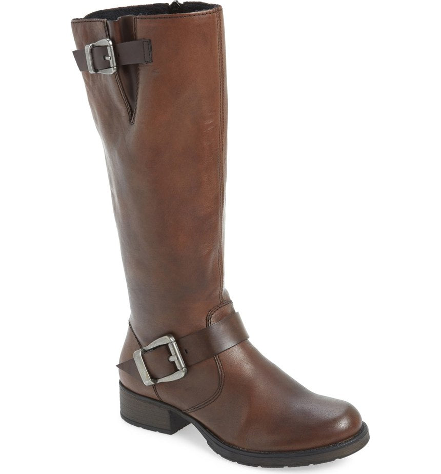 Z9580-25 Mahogany Leather Tall Rieker Anitress Womens Boots