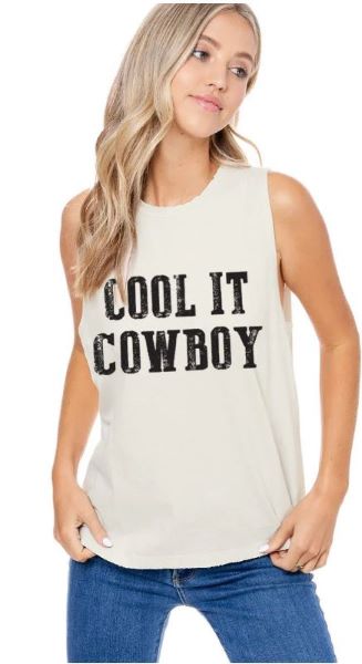 Zutter Bone Cool It Cowboy Women's Tank Top K2007-5066-B
